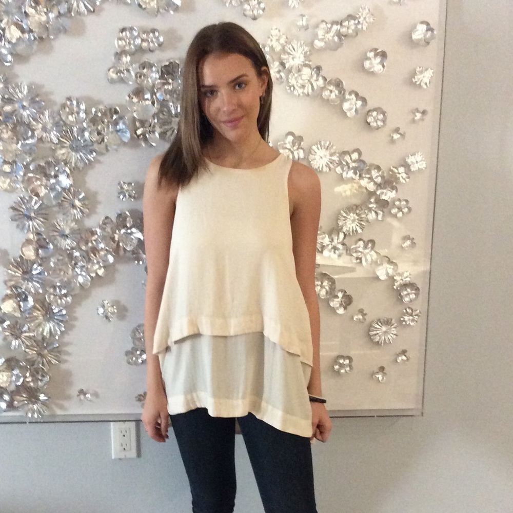 NWT Free People tunic cream size M - Picture 2 of 5